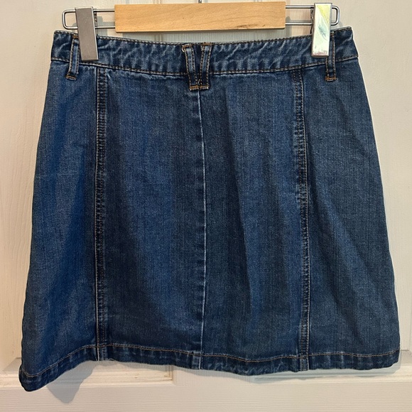 *SOLD* Blue Denim Mini Skirt - Picture 2 of 3